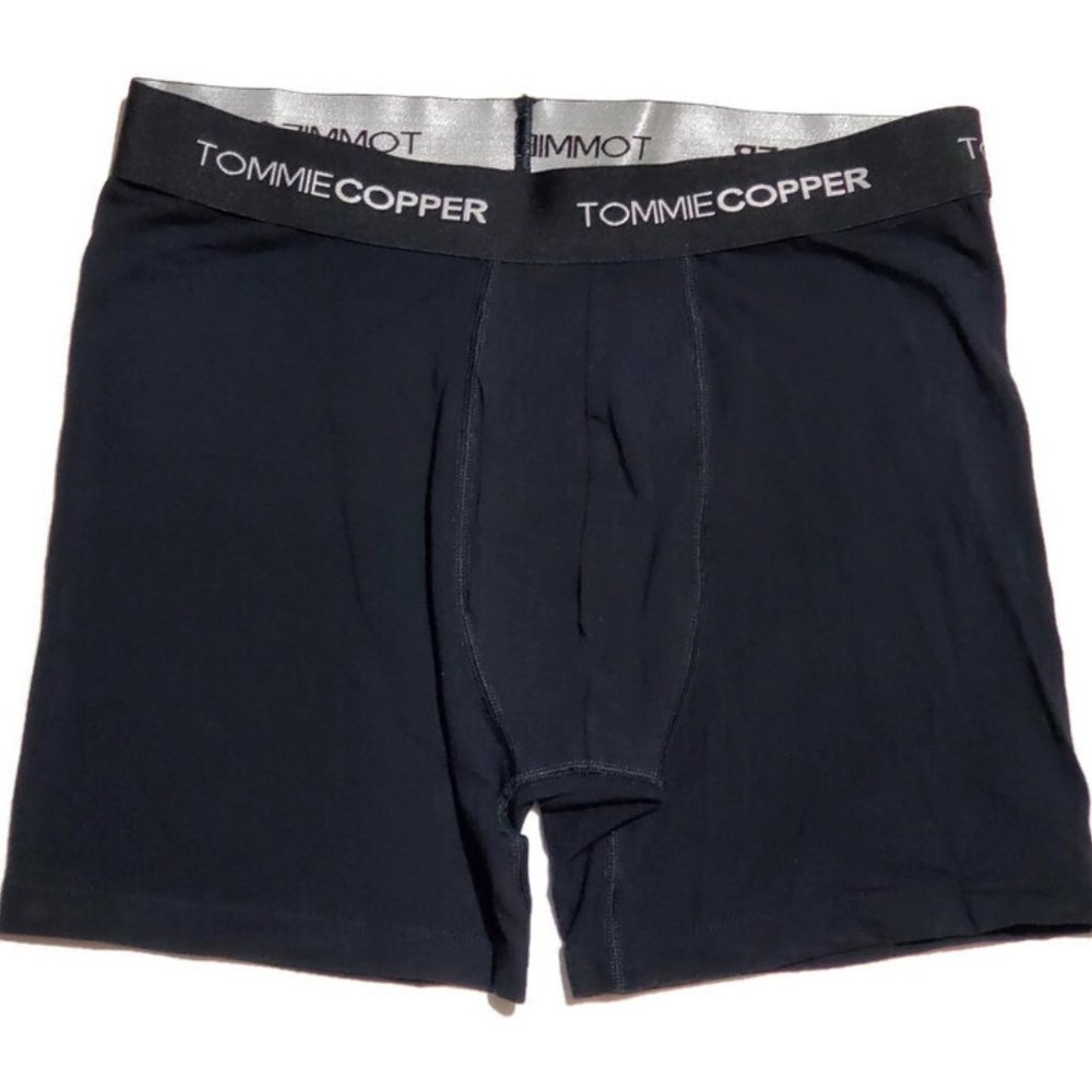 NWOT - Tommie Copper Men's Core Copper Cotton Trunk in Black, Size S